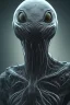 Placeholder: spider alien, head,8 eyes, evil, 8k, finely detailed, photo realistic, HR Giger style