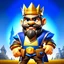 Placeholder: clash royale invented characater, cartoon, 2d, detailed, with background