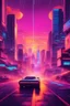 Placeholder: A cinematic photo of Sunset Drive, bathed in warm, neon-lit hues, evoking the nostalgia of Retrowave and 8Bit eras, with bold, geometric shapes and vibrant, electric colors, set against a backdrop of a fiery, synth-heavy sunset, with sleek, futuristic cars speeding by, leaving trails of light, amidst a futuristic cityscape, infused with a sense of retro-futurism, and a hint of digital glitch, with bold, contrasting highlights and deep, rich shadows, capturing the essence of Synthwave's retro-uto