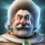 Placeholder: A portrait of Asterix the gallian, 3d