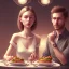 Placeholder: a dinner date with the girl next door, slice of life, modern, realistic,!! looking at the camera!!, solo, first person pov, enjoying life!!! elegant, highly detailed, digital painting, artstation, concept art, matte, sharp focus, illustration, art by Malika Agueznay.