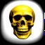 Placeholder: ANATOMICALLY CORRECT digital photograph of the SKULL OF A freshly skinned SMILEY FACE with fine line, highly detailed, high resolution, horrorcore, photorealisitc, awardwinning, action shot, matte, studio lighting, magazine cover, the skull is yellow, and the eyesockets are darker and more of a oval shape