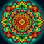 Placeholder: Colorful, Mandala, Perfect Symmetry, Beautiful Bold and Clean Colors, Trending on artstation, Sharp Focus, Studio Photo, Intricate Details, Very Detailed, ,vector illustrator