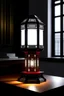 Placeholder: gaming table lamp inspired by palace, modern design,