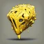 Placeholder: yellow cartoon asteroid stylized