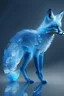 Placeholder: Blue translucent fox