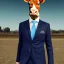 Placeholder: A cow wearing a suit and tie