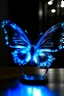 Placeholder: Blue butterflyLight Luminous