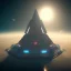 Placeholder: luxury space station pyramid, retrowave, octane render, 8K, Unreal Engine