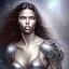 Placeholder: adriana lima, legend seeker, bodybuilder, thunderstorm, wet, rain by gerald brom luis royo