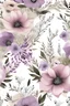 Placeholder: Rustic Neutral Boho pink and purple flowers image