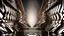 Placeholder: a 3d fractal stage structre made of metallic color 3d structures, pertty artistc background,dynamic lights