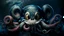 Placeholder: kraken octopus mickey mouse hybrid, photorealism, horror, evil, hungry, high resolution,