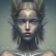 Placeholder: Portrait of beautiful girl, face dept of field,face shining, plant, metal,lens blur,,Unsharp masking, feathers,central weight average,Laplacian filt CWA Dryad,Median filter fae, sidhe, ominous, nature, plants, wildflower sparkle,wildflower 3d view, facepaint, dnd character portrait, intricate, oil on canvas, masterpiece, expert, insanely detailed, 4k resolution, retroanime style, cute big circular reflective eyes, cinematic smooth, intricate detail , soft smooth lighting, soft pastel colors