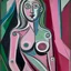 Placeholder: picasso pink woman Neoclassicism standing