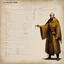 Placeholder: ConceptSheet: telepathic monk with AD&D statistics [by Guy Borremans]