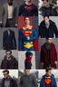 Placeholder: Men's Winter outfits inspired by Superman