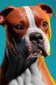 Placeholder: pitbull, really, HD, viscous, muscular dog, super heroes dog