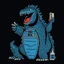 Placeholder: Godzilla kawaii calling phone using a nokia