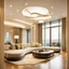 Placeholder: Flowing Luminous Ceilings,Form work Mansions, Harmony and balance between elements,