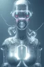 Placeholder: cyberpunk, white latex body, women, body portrai, open mouth, perfect skin, tron, cyborg , perfekt, real, dream, hr giger