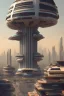Placeholder: Modern futuristic Delhi Capital Region in 2100