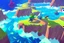 Placeholder: Vast blue oceans, Legend Of Zelda: Wind Waker style, stylized, colorful, adventurous.