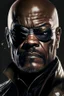 Placeholder: A portrait of Nick Fury from Marvel Comics
