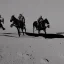 Placeholder: horsemen on the lunar surface