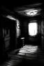 Placeholder: sketch of a dark room background