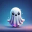 Placeholder: Create little ghost style cute figurine and gradient background