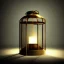 Placeholder: lantern, many ghost lights inside a belljar, polaroid, luminescent glow, moody, tender, photorealistic, octane render, golden hour