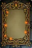 Placeholder: dark "Whimsical, fantasy-themed card border, intricate stone and gold filigree with tiny rat paw prints hidden in the design, playful medieval style, glowing runes, ornate yet readable, decorative corners, vibrant fantasy color palette."