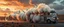 Placeholder: ghost busters and along fluffy slinky cloud snake with a sheeps head bus