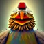 Placeholder: Russian Orthodox Big Bird Sesame Street, fantasy art