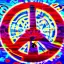 Placeholder: PEACE electric guitar PEACE psychedelic hippie trippy acid LSD PEACE GUITAR peacesign HIPPIE FLAG JIMI HENDRIX