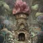 Placeholder: Insanely detailed photograph of an “Mushroom city” with intricate hair, intricate embroidered dress, beautiful clear face and hyperdetailed painting by Ismail Inceoglu Huang Guangjian and Dan Witz CGSociety ZBrush Central fantasy art album cover art,8K, hdr, romantic, mysterious, ominous, flowers, jewelry, comfort, natural eyes, "arms open for embrace",looking upwards