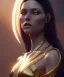 Placeholder: Holy Virgin, celestial light, beautiful, long fabric dress, beautiful long black hair to the waist, snake around body, head and shoulders portrait, 8k resolution concept art portrait by Greg Rutkowski, Unreal Engine 5 volumetric lighting