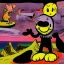 Placeholder: from krazy kat and ignatz mouse by herriman psychedelic landscape