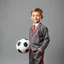 Placeholder: 5 years old boy in sport suit suit full body shot