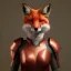 Placeholder: Armor wearing Fox, character design,ultra realistic,shiny, smooth, studio quality, octane render, Surrealism, Triadic colour scheme,ambient lighting polaroid, 100mm