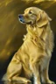 Placeholder: golden retriever in the style of degas