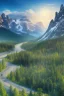 Placeholder: beatiful scenery's of realistic big Rocky mountain high way in ultra HD resolution, real photo optic, high detailed, professional PHOTOGRAPHY