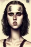 Placeholder: Danish Singer MØ face, Style John Kenn Mortensen,