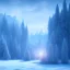 Placeholder: winter landscape, ice field, dream, depth of field, realistic details