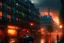 Placeholder: 4k full realism full details cyberpunk paris en feu