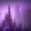 Placeholder: MAGIC CASTLE, ALIEN, FOGGY NIGHT, GLOWING, PURPLE, TOWERS, 4K, 8K, CINEMATIC