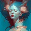 Placeholder: dream portrait of female vambire by james jean