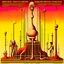 Placeholder: Surreal sinister, Style by Yves Tanguy, Dante's third level of hell = GLUTTONY, gloop running through tubes, symbolic art, massively obese non-human radical bio deformity, Expressionism