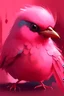 Placeholder: the pink harror bird